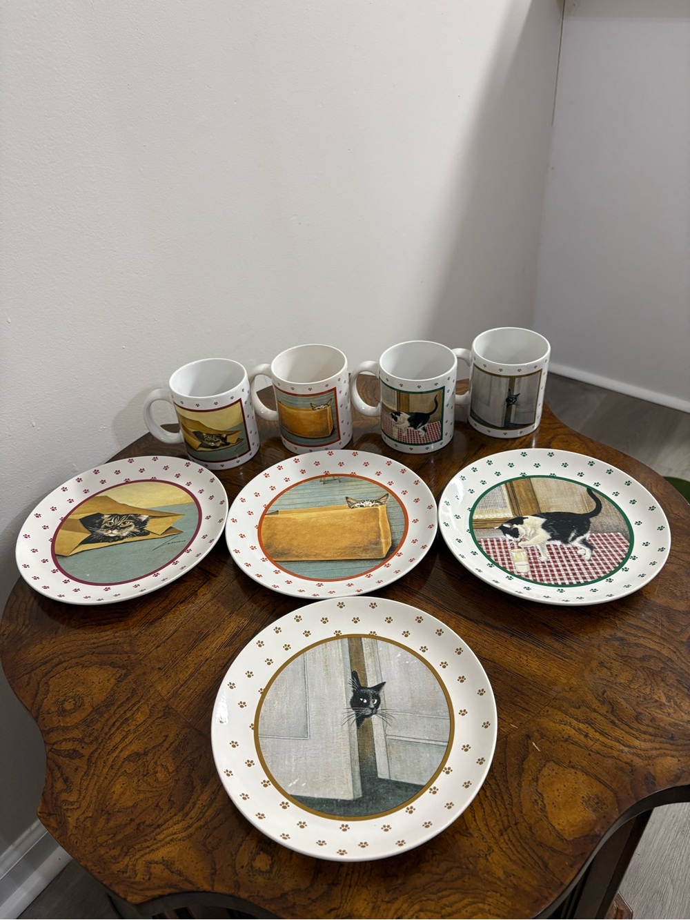 Dinner Plates and Mugs by Lowell Herrero